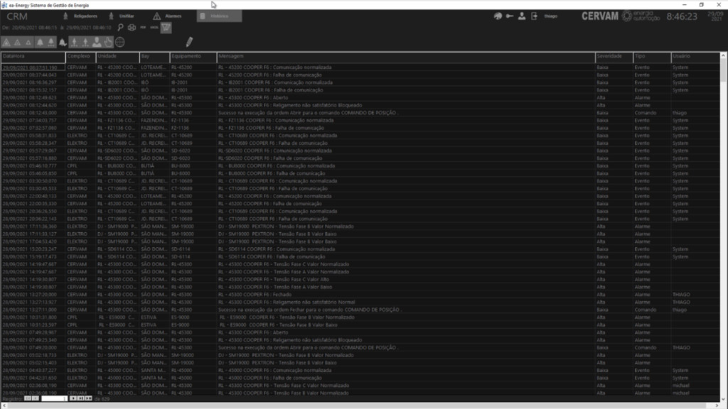 IMG: CERVAM é a primeira do mercado a receber a solução  SCADA Distribuição da EA