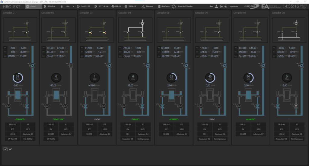 IMG: Solução da Energia Automação permite EMAE reduzir em 90% o número de telas para controlar sua usina Henry Borden
